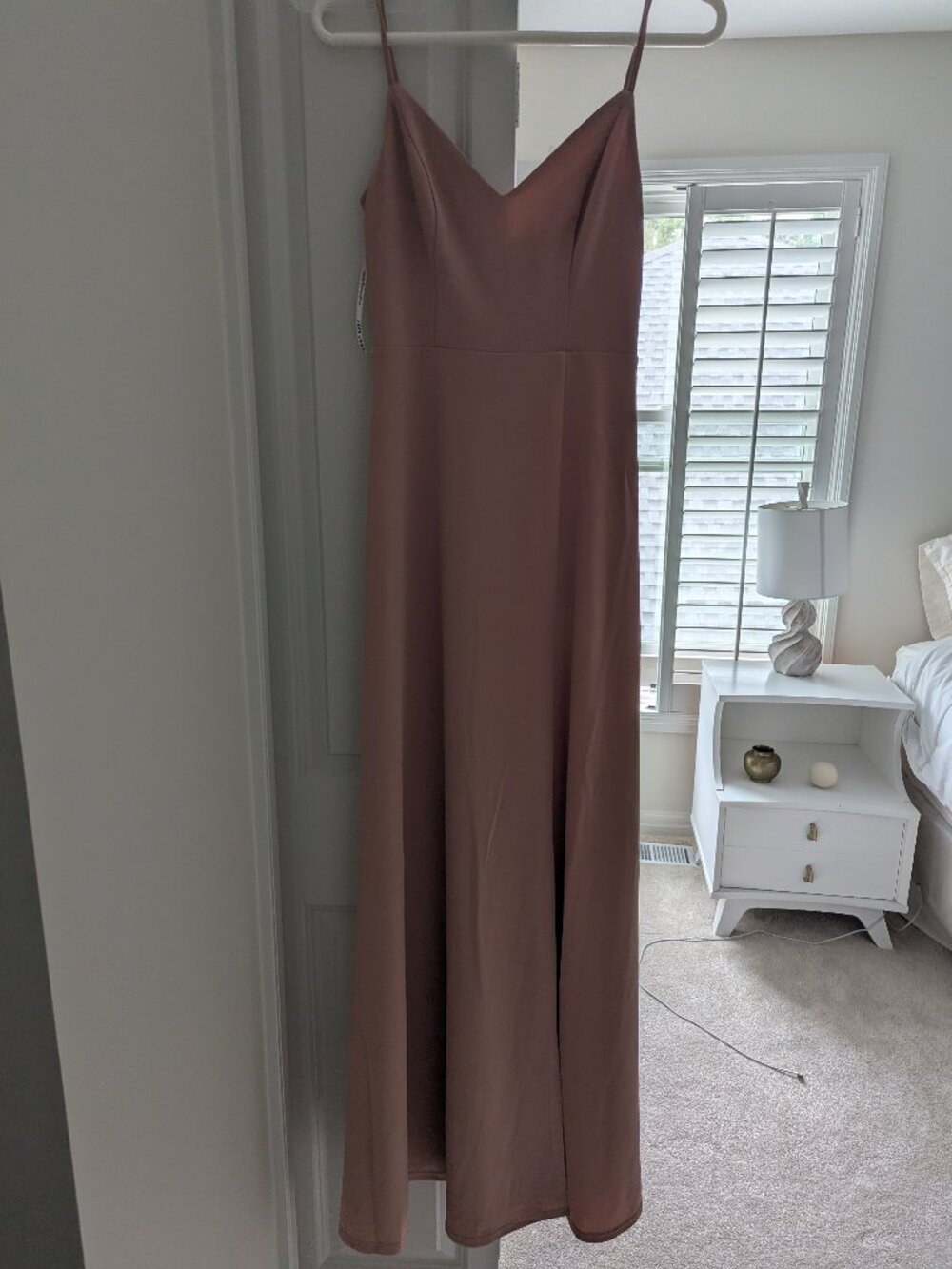 Birdy grey jay crepe dress dusty rose XS
